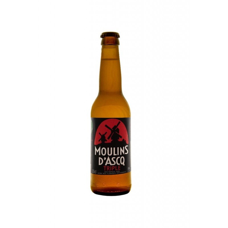 Bière Moulins d'Ascq BIO TRIPLE 8° Alc Vol 33cl